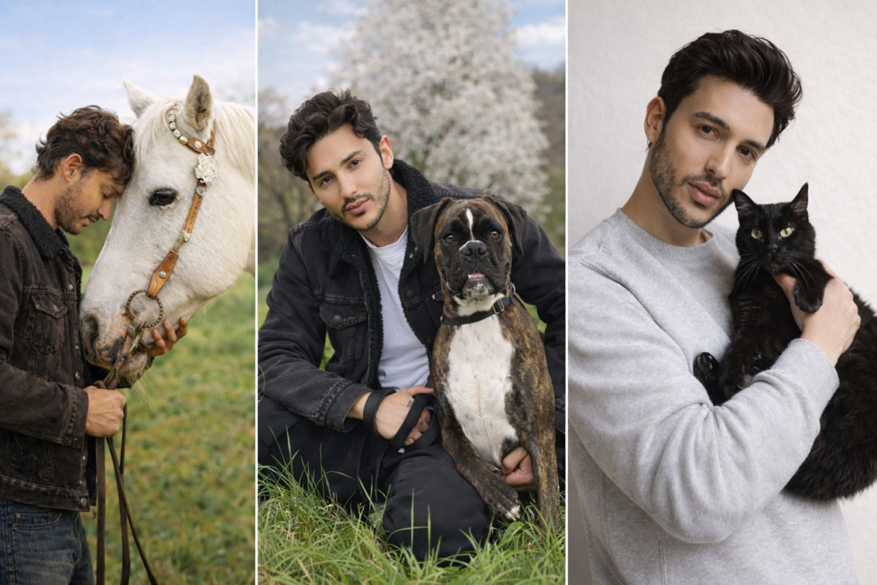 Andrea Candeo testimonial per la tutela degli animali: il modello comasco volto delle nuove campagne social