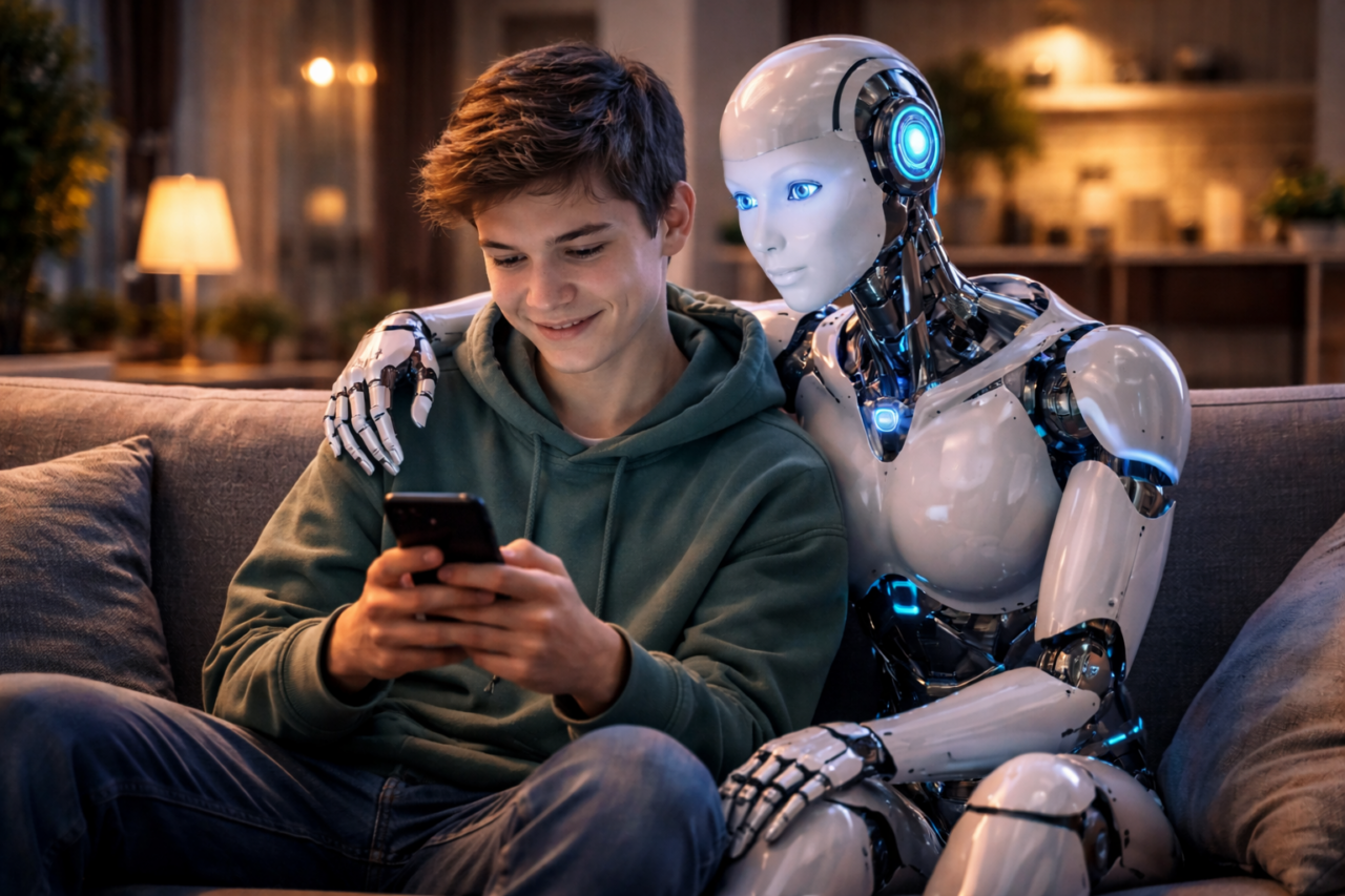 Adolescenti dipendenti dai chatbot IA (come confidenti) secondo uno studio americano