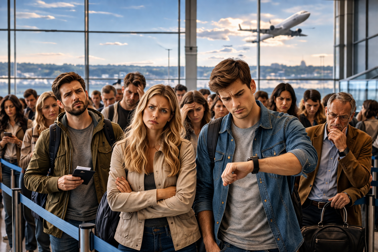 Allarme negli aeroporti, attese fino a tre ore (grazie ai nuovi controlli EES): “In estate sarà ingestibile”