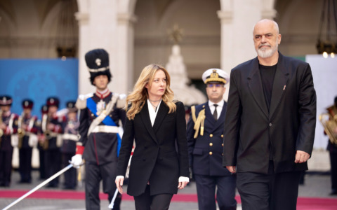 Meloni ha incontrato a Roma il premier albanese Rama e la leader venezuelana Machado