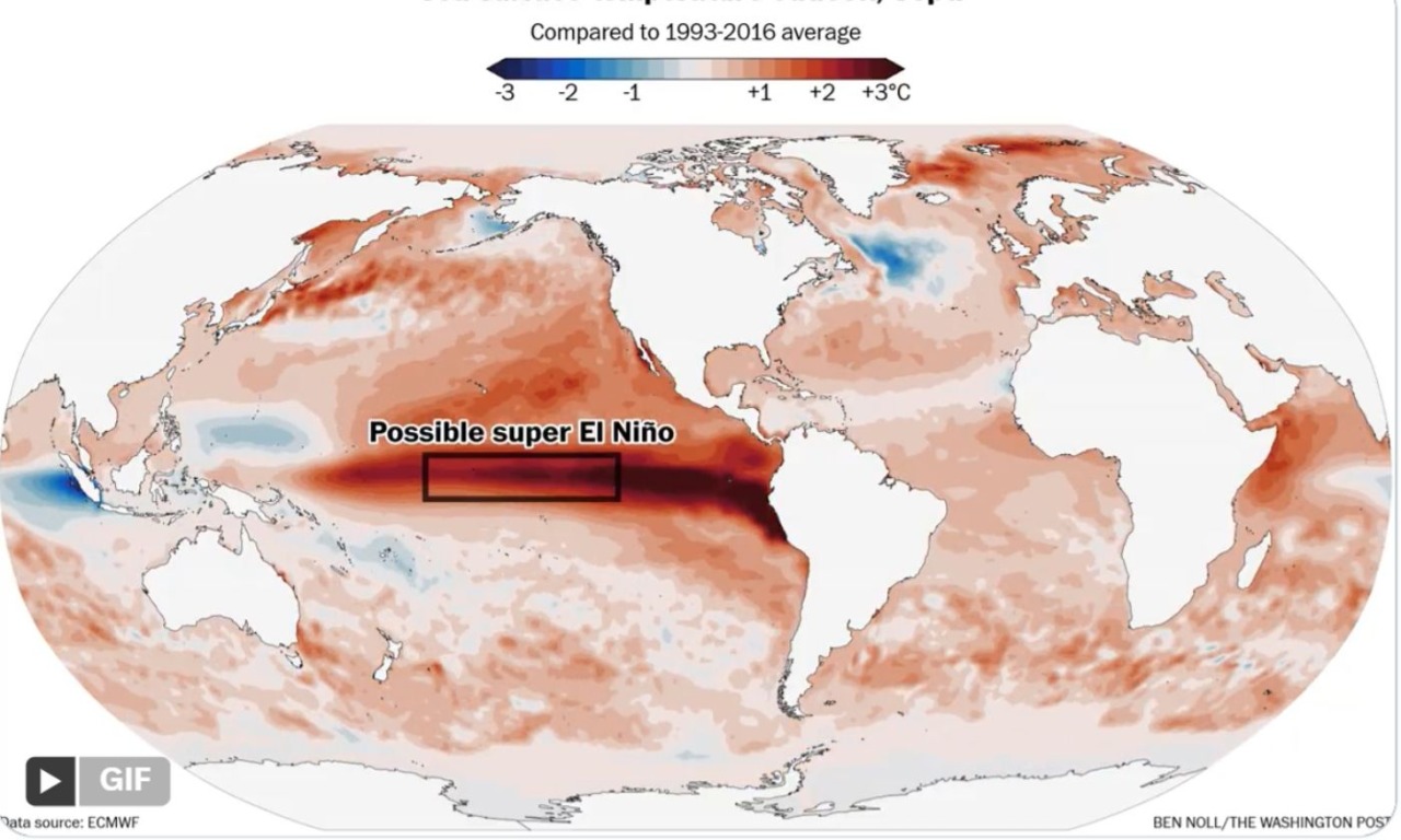 Che cos’è il ciclone “Super El Niño” e perché potrebbe verificarsi quest’anno
