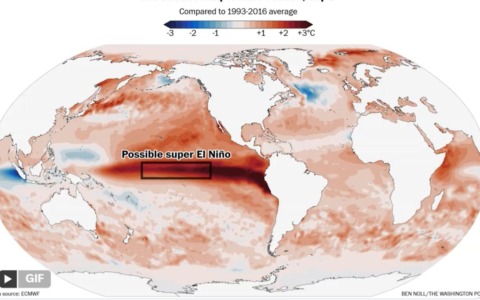 Che cos’è il ciclone “Super El Niño” e perché potrebbe verificarsi quest’anno