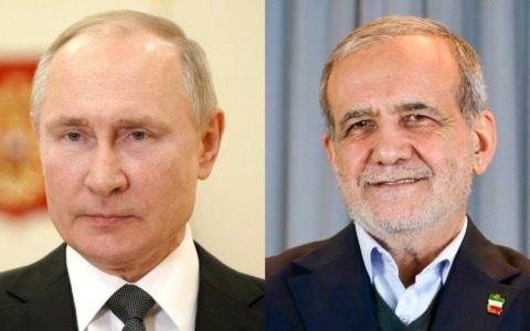 Putin telefona al presidente dell’Iran Pezeshkian: “Pronto a facilitare sforzi di pace”