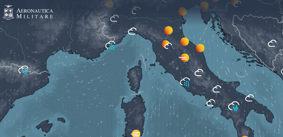 Maltempo in arrivo in Italia: temporali, grandine e allerte gialle al Centro-Sud