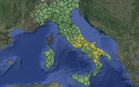 Maltempo in arrivo in Italia: temporali, grandine e allerte gialle al Centro-Sud