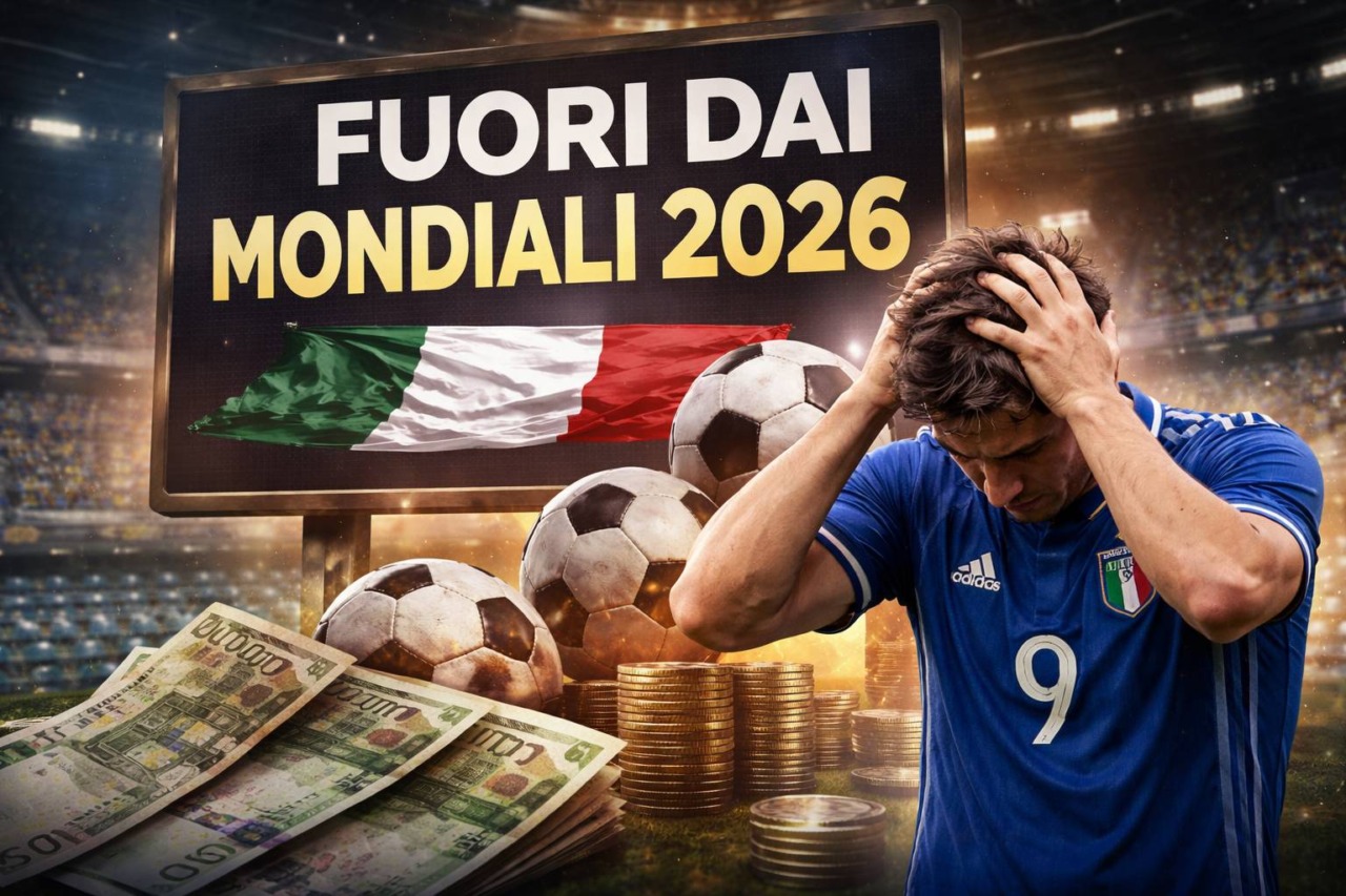 Italia fuori dai Mondiali 2026: quanto costa davvero la mancata qualificazione (oltre 500 milioni di euro)