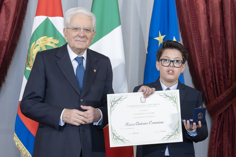 Mattarella premia 29 nuovi giovani Alfieri della Repubblica