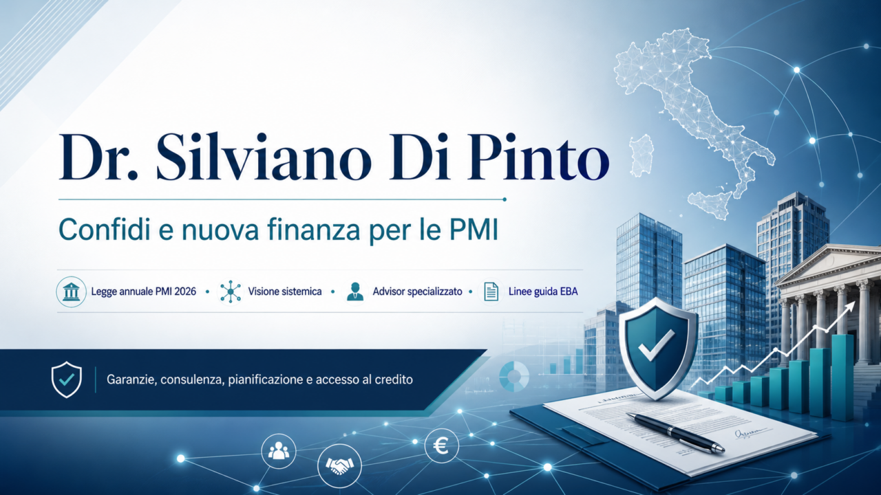 Dr. Silviano Di Pinto e il nuovo ruolo dei Confidi dopo la Legge annuale PMI 2026