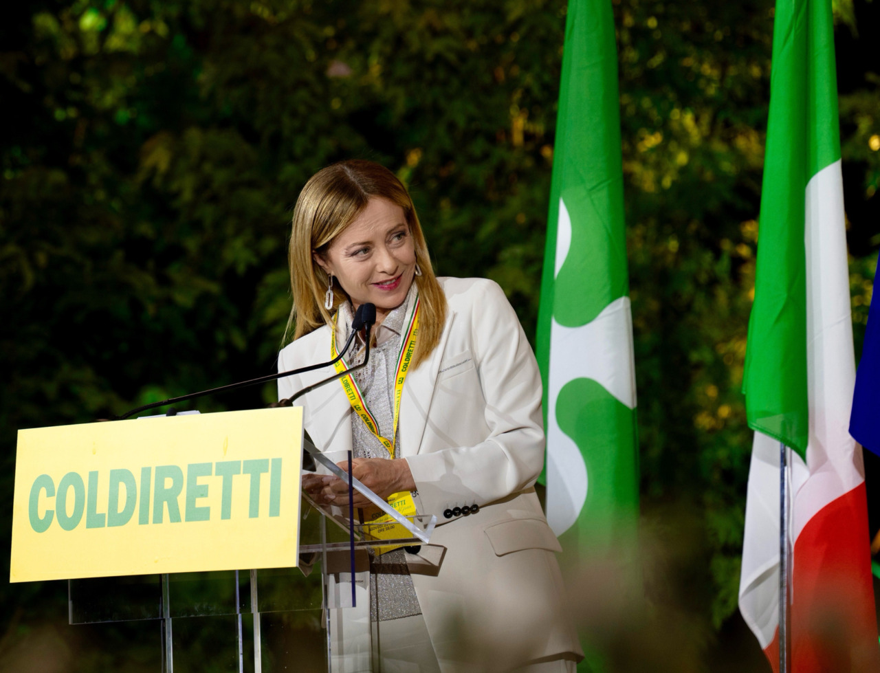 Meloni da Coldiretti sferza l'Ue su energia, economia e difesa