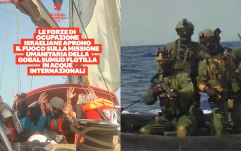 Spari con proiettili di gomma contro le barche della Flotilla (29 gli italiani a bordo)
