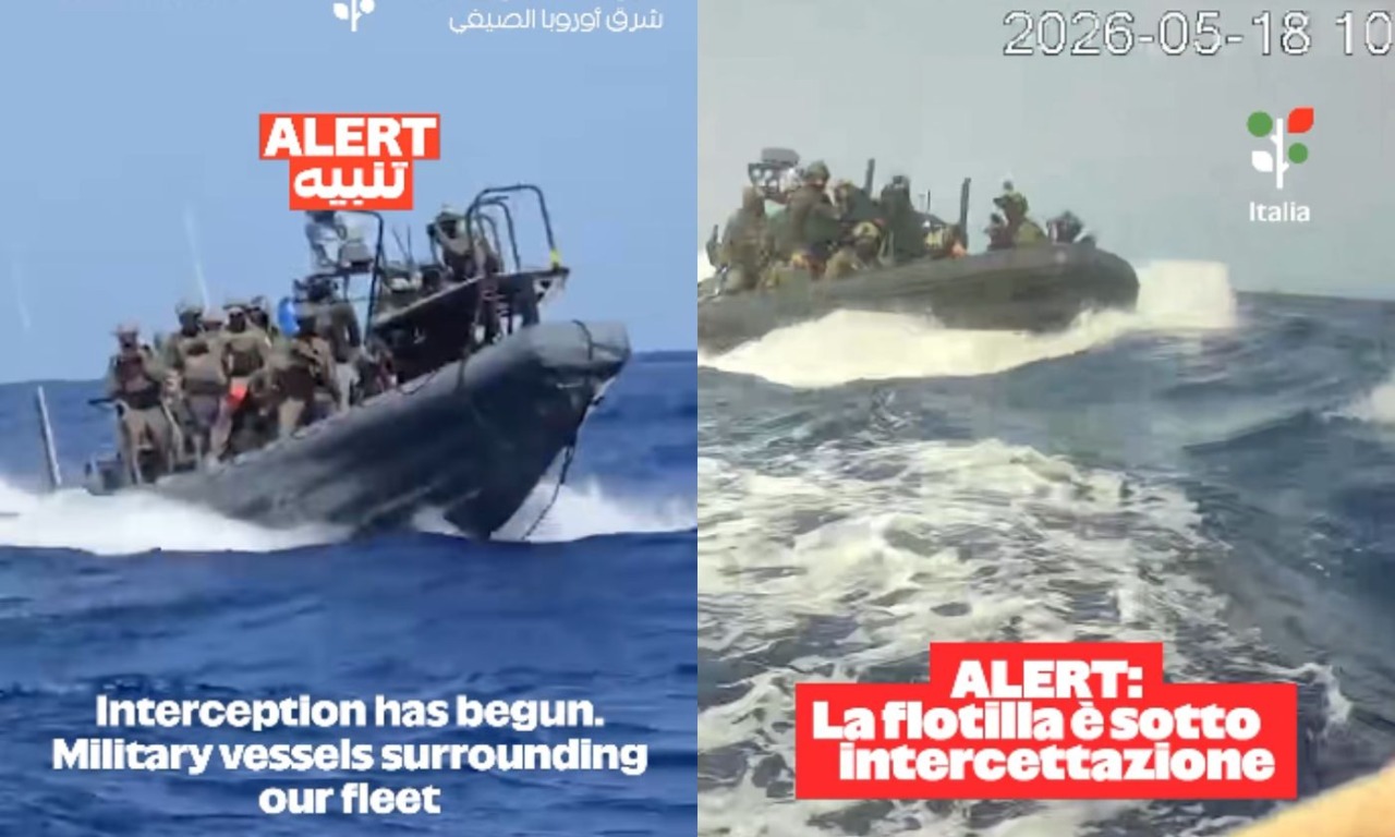 Le barche della Flotilla sono state abbordate di nuovo dalla marina israeliana al largo di Cipro