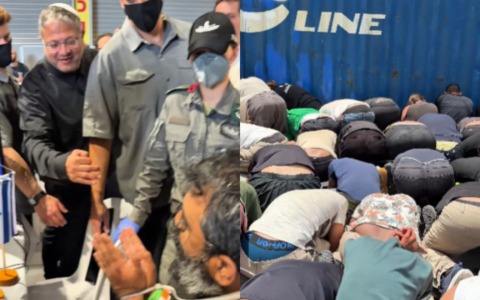 Flotilla, attivisti legati e in ginocchio derisi dal ministro Ben-Gvir. Meloni: “Inaccettabile. Al lavoro per liberarli”