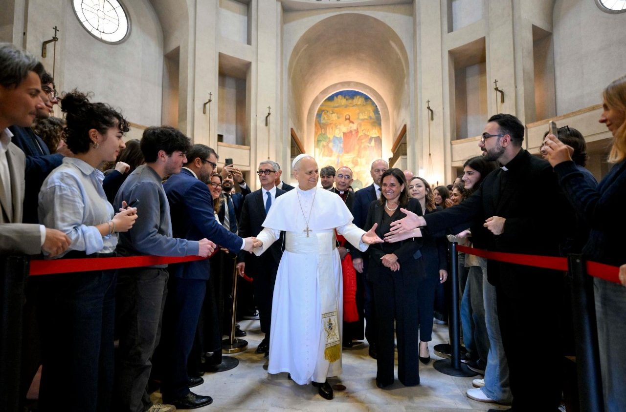 Anche davanti agli studenti della Sapienza il Papa ha voluto parlare ancora di pace