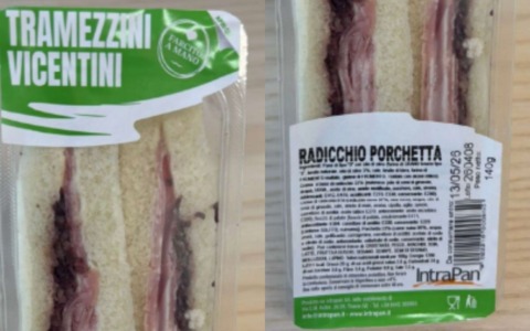 Attenzione ai tramezzini vicentini con radicchio e porchetta: rischio listeria