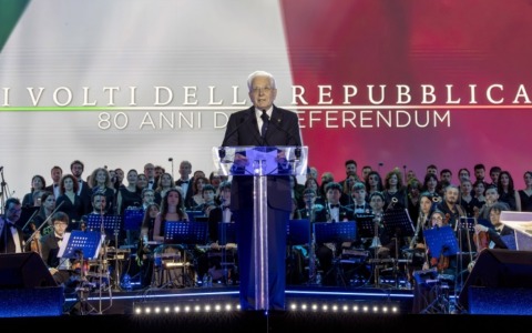Lo spettacolo per gli 80 anni della Repubblica in piazza al Quirinale