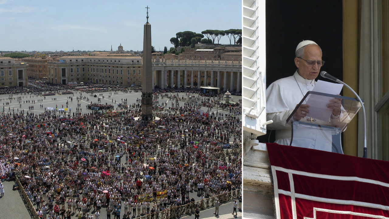 “In piazza San Pietro nonostante questo caldo!”: Papa Leone ringrazia i fedeli
