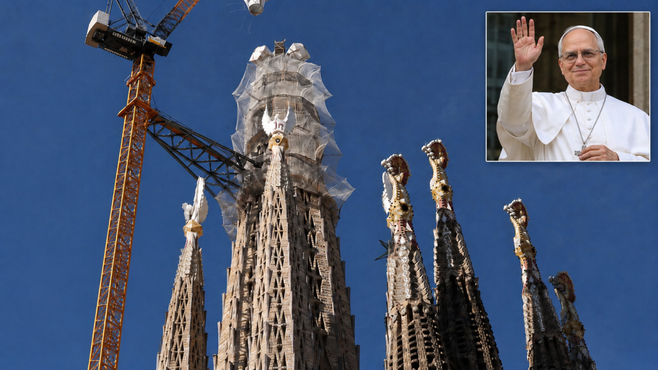 Barcellona, Leone XIV inaugurerà la torre di Cristo della Sagrada Familia