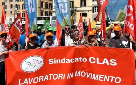 Libertà sindacale in piazza a Roma: il Sindacato CLAS difende il pluralismo costituzionale
