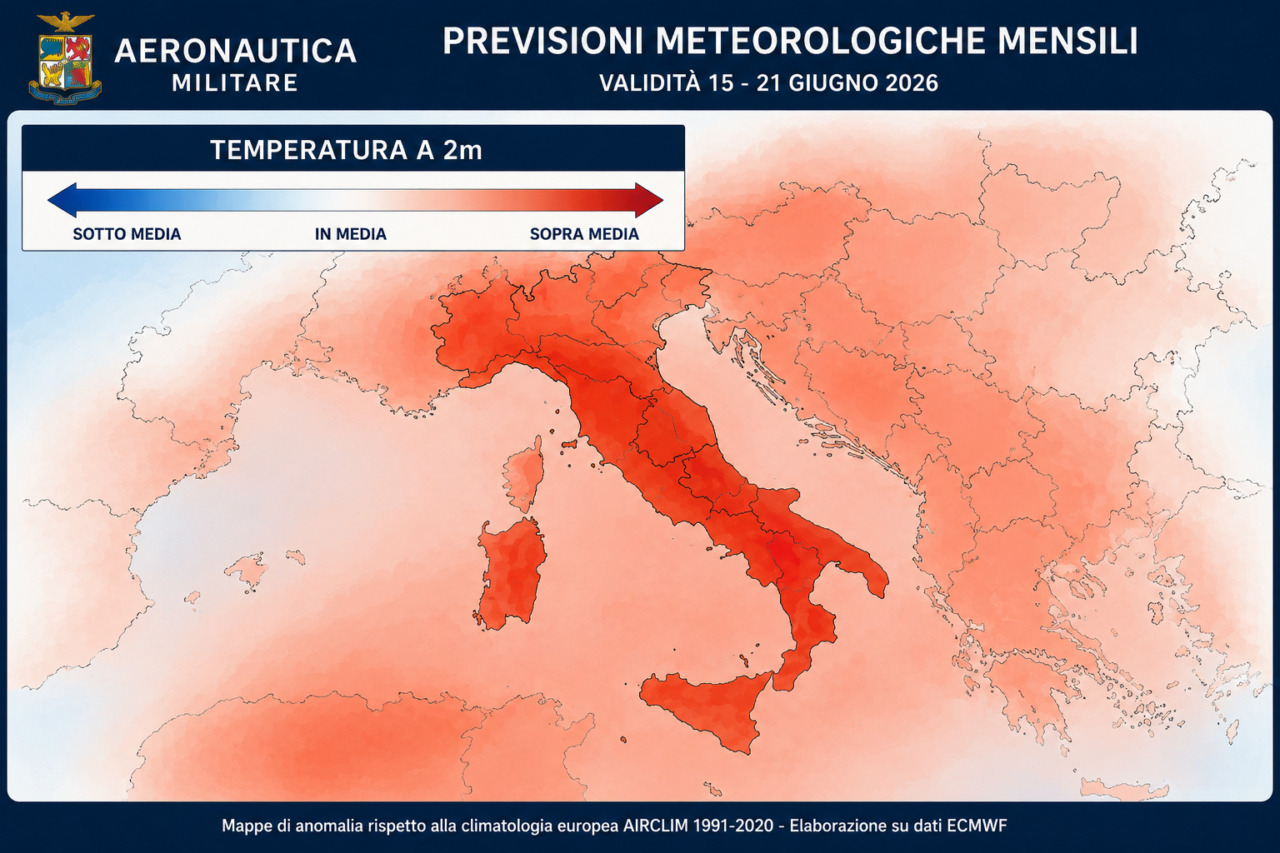 Meteo, sull’Italia arriva l’anticiclone africano: previste punte fino a 40 gradi