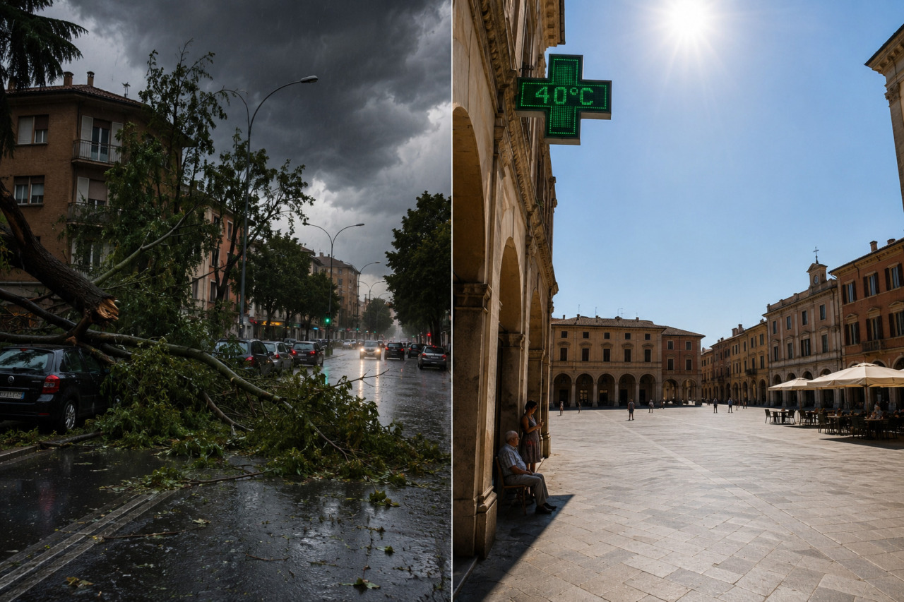Weekend diviso in due: sabato peggiora al Nord, domenica temporali anche al Centro. Quando torna il caldo africano