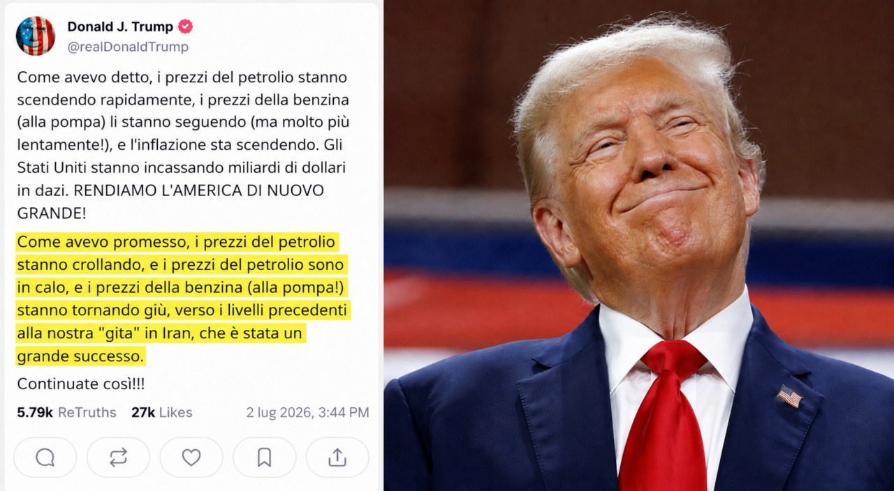Benzina, Trump promette il ritorno ai prezzi pre-guerra: “La nostra gita in Iran è stata un successo”
