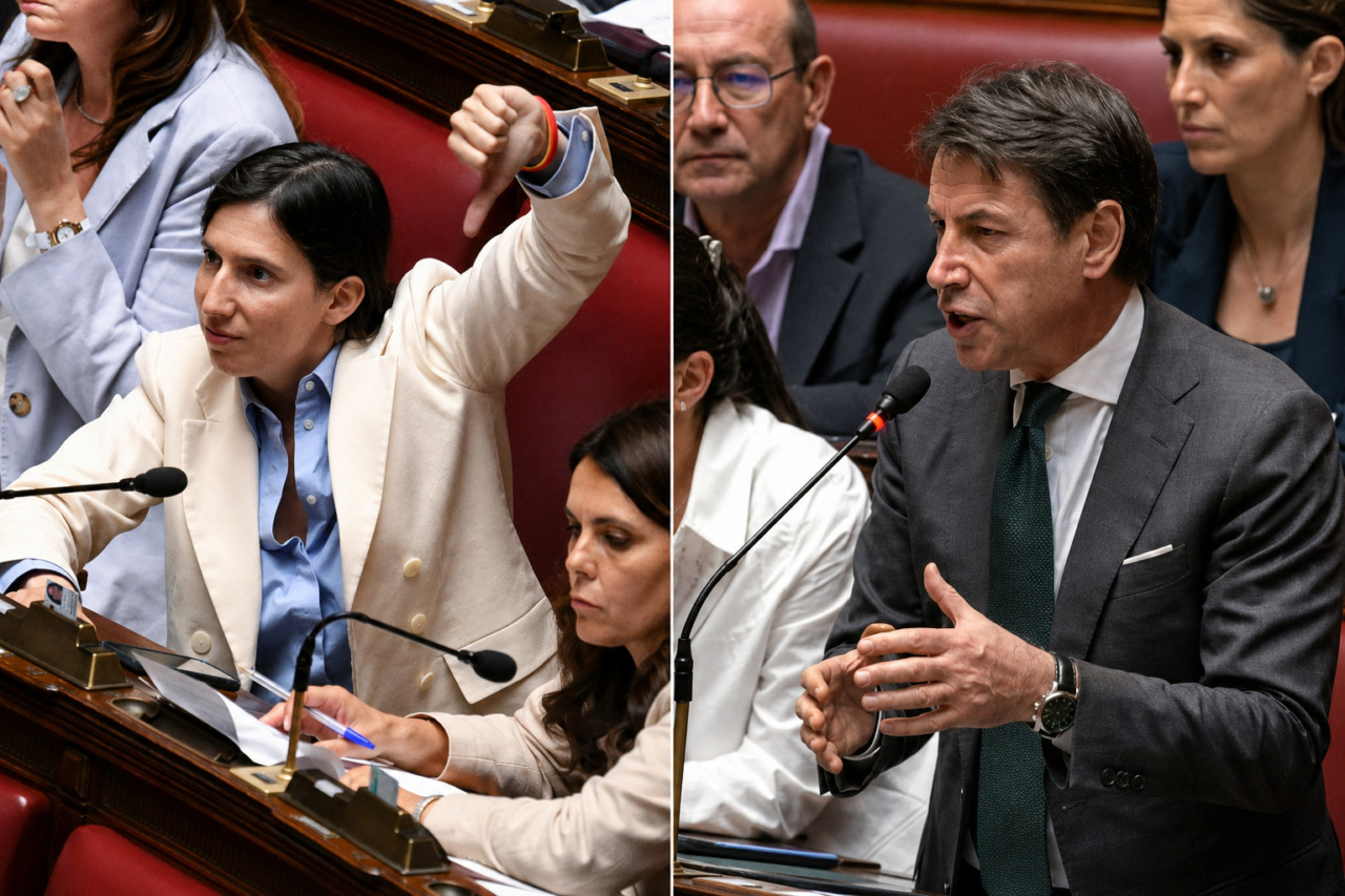Maggioranza sotto, Conte: “Avete sfiduciato la vostra premier”. Schlein: “Si apra la crisi di Governo”