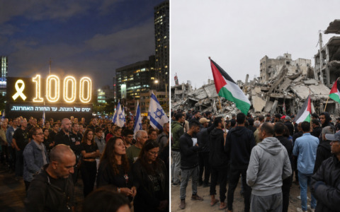 1000 giorni dall’inizio della guerra a Gaza, commemorazioni contrapposte in Israele e Palestina