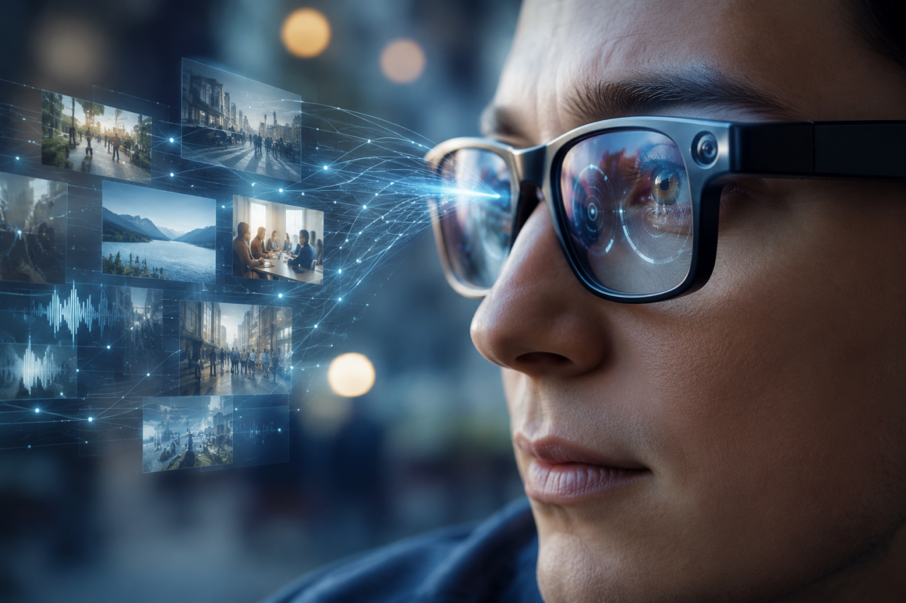 L’intelligenza artificiale vedrà e ascolterà tutto tramite i nuovi occhiali di Meta