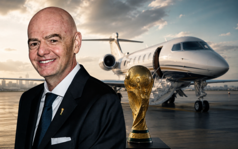 Infantino onnipresente ai Mondiali: in due settimane ha preso 27 voli (e inquinato come 78 persone in un anno)