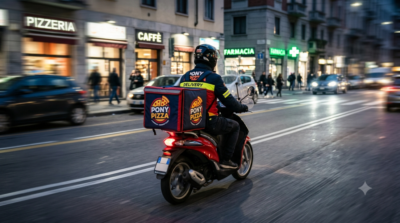 Incidenti sul lavoro: lo scooter perde aderenza, fattorino 18enne si schianta durante la consegna delle pizze