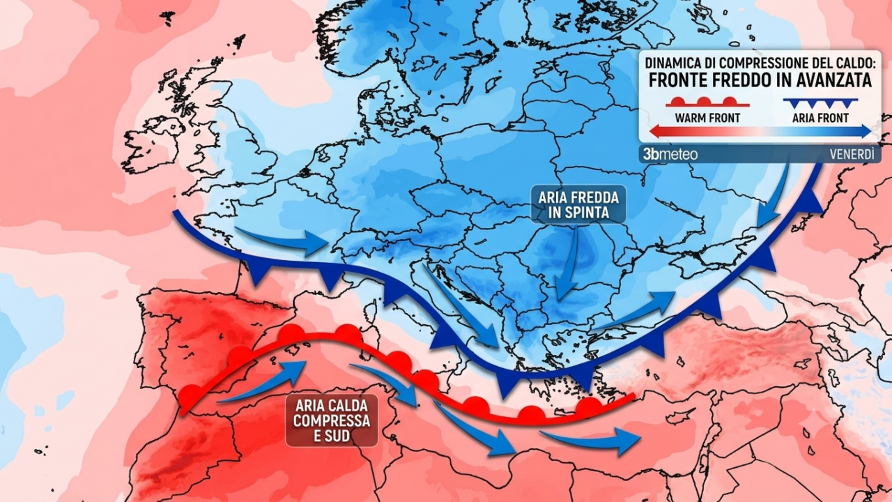 Caldo record in ritirata dall’Italia: in arrivo temporali e brusco calo delle temperature
