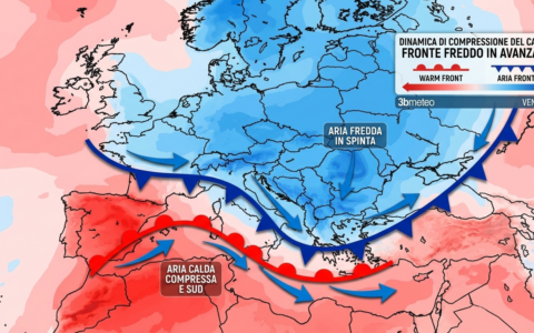Caldo record in ritirata dall’Italia: in arrivo temporali e brusco calo delle temperature
