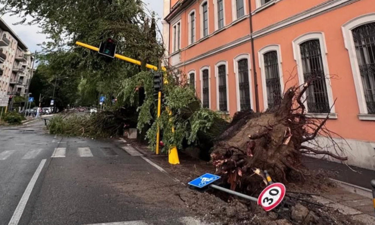 Temporali violenti e trombe d’aria al Nord, caldo fino a 45°C al Sud: l’Italia spaccata in due