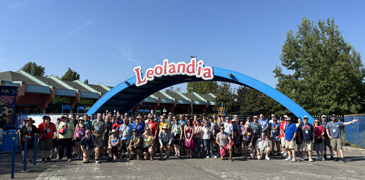 Leolandia al top con Reversum: e la delegazione dell’American Coaster Enthusiasts (ACE) lo prova subito