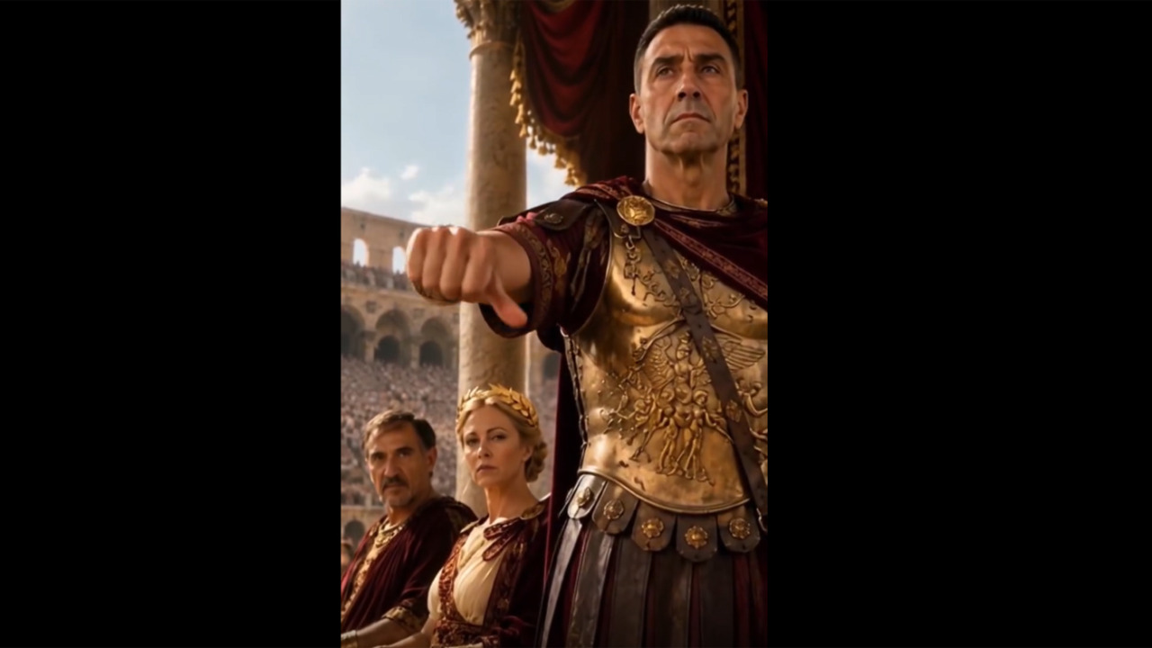 Vannacci: è bagarre sul filmato IA con leoni e politici al Colosseo