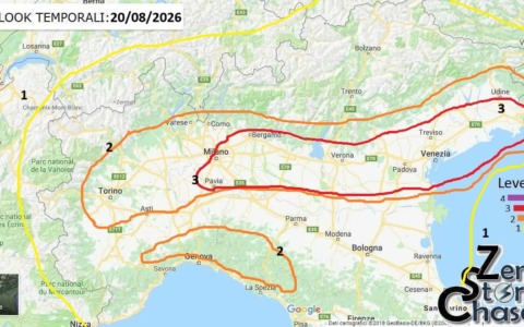 Italia divisa tra il maltempo al Nord e il caldo estremo al Sud