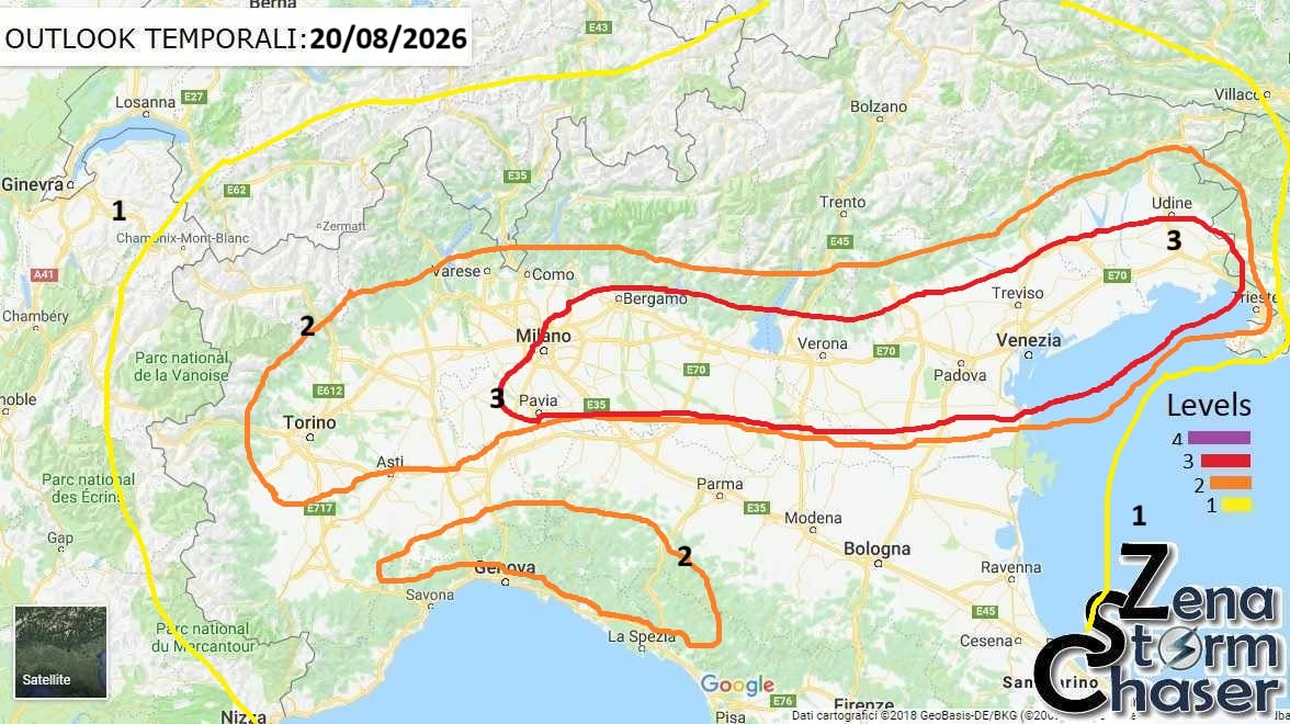 Italia divisa tra il maltempo al Nord e il caldo estremo al Sud