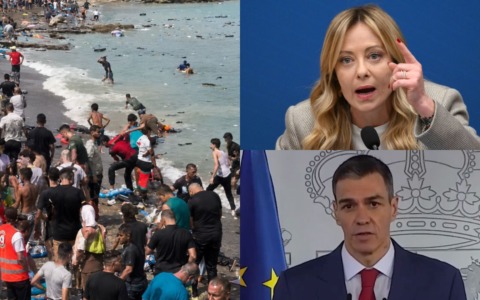 Crisi migranti a Ceuta: l’Italia sospende Schengen con la Spagna per un mese