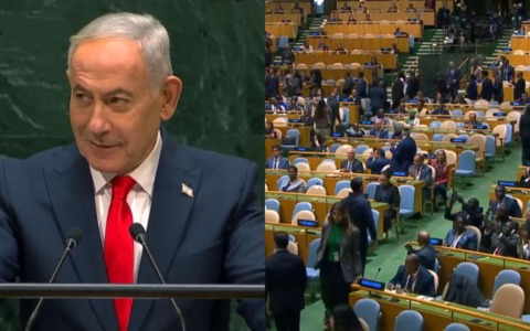 Il discorso di Netanyahu all’ONU, decine di delegati escono dall’aula prima che cominci a parlare