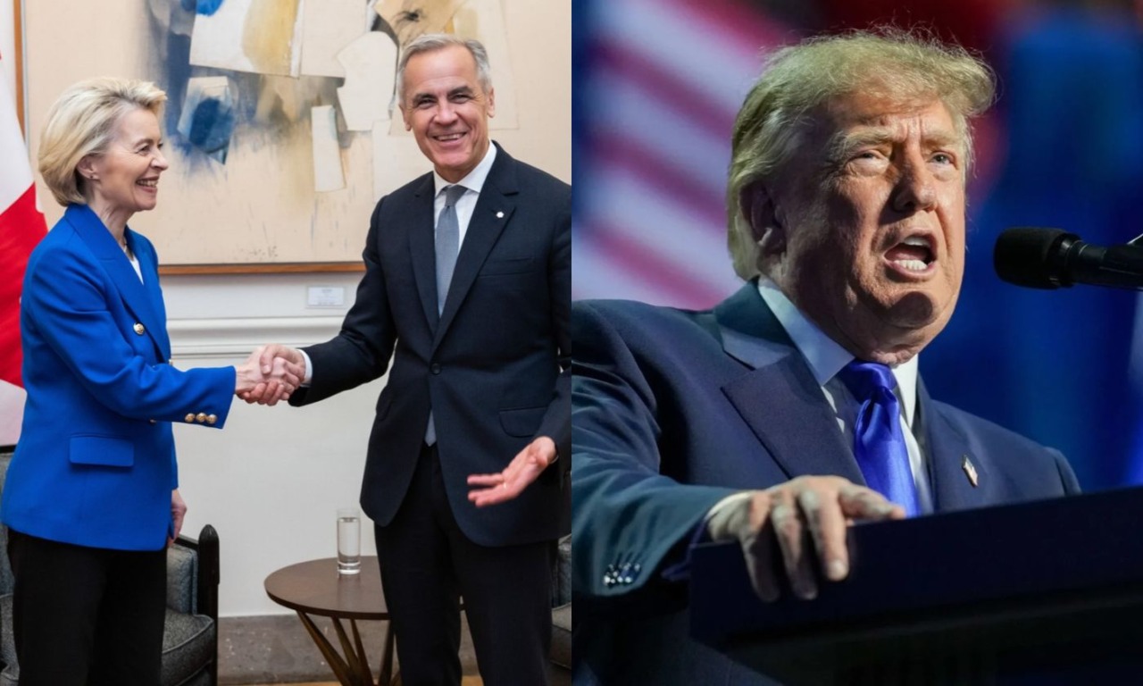 Trump: “Dazi all’UE se Canada diventa membro associato”. Carney a Strasburgo: “Con Europa insieme più forti”