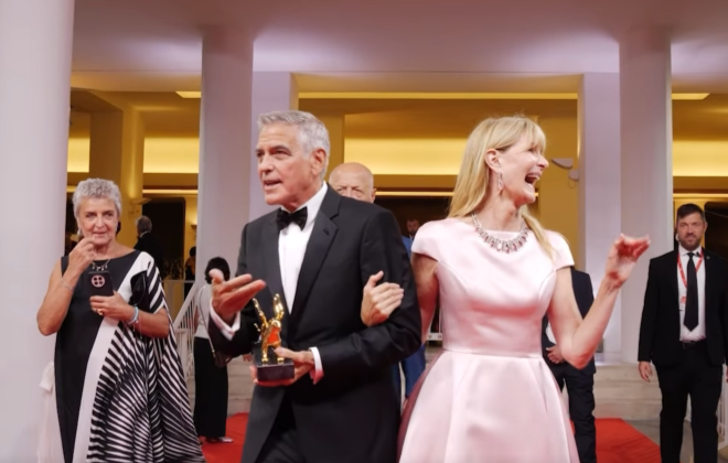 George Clooney premiato con il Leone d’Oro alla carriera a Venezia