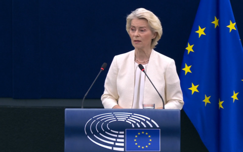 Von Der Leyen a Strasburgo: “UE più forte che mai: un’Europa di cui andare fieri”