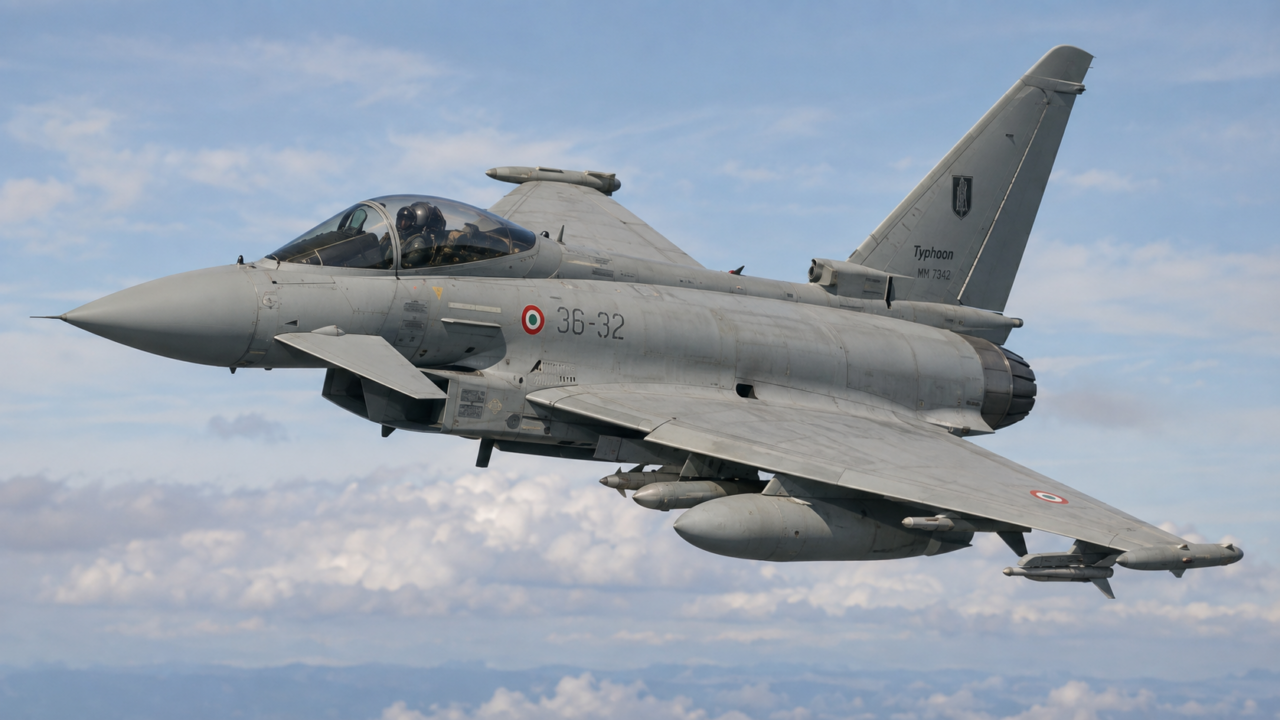 Arabia Saudita, colpito un Eurofighter italiano nella base di Ta’if