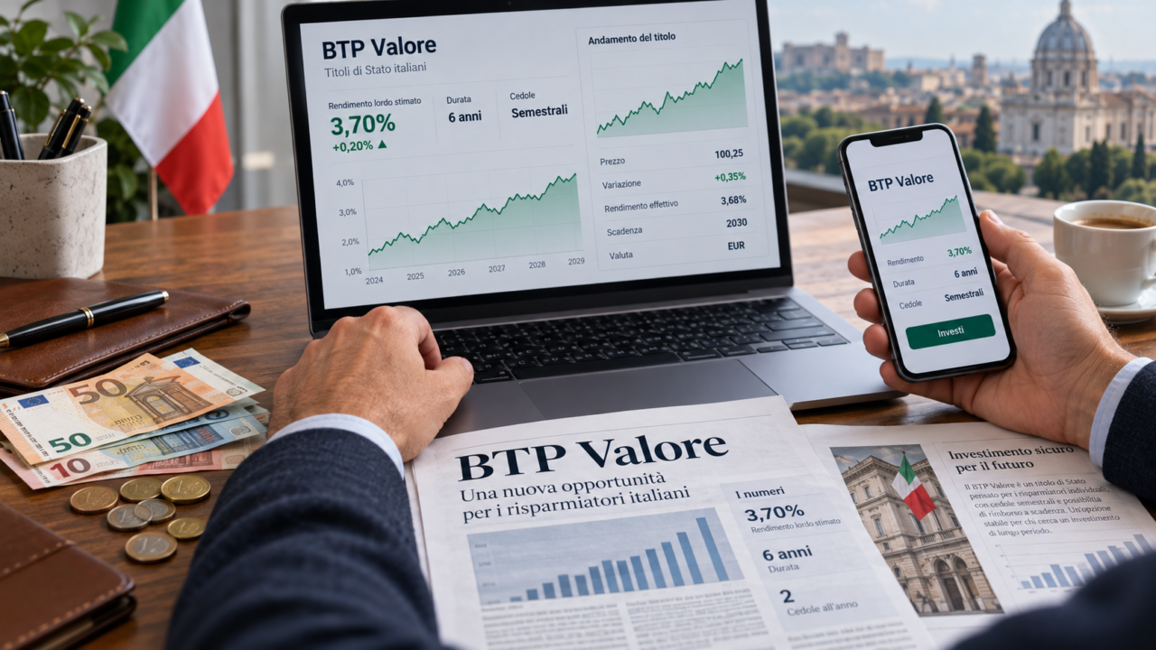 BTP Valore, tassi fino al 4,70%: doppia emissione. Quanto si guadagna e come acquistarli