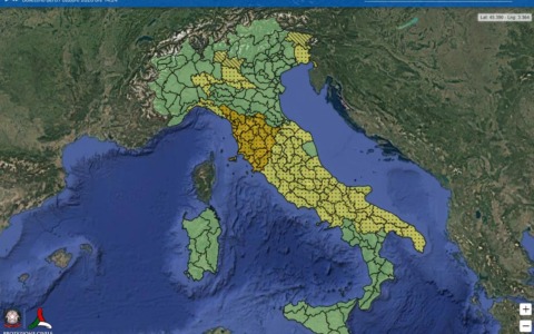 Maltempo, nubifragio a Roma e allerta arancione in Toscana: undici regioni in giallo