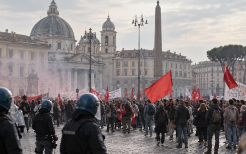 Sciopero generale, l’Italia scende in piazza: “Blocchiamo tutto”. Allerta per i cortei, tensione tra Governo e sindacati