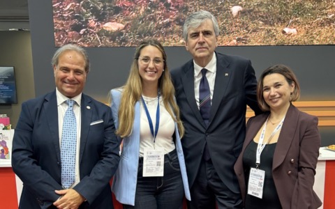 I Riviera dei Fiori Hotels al TTG 2026 accolgono il Ministro del Turismo Gianmarco Mazzi allo stand della Liguria