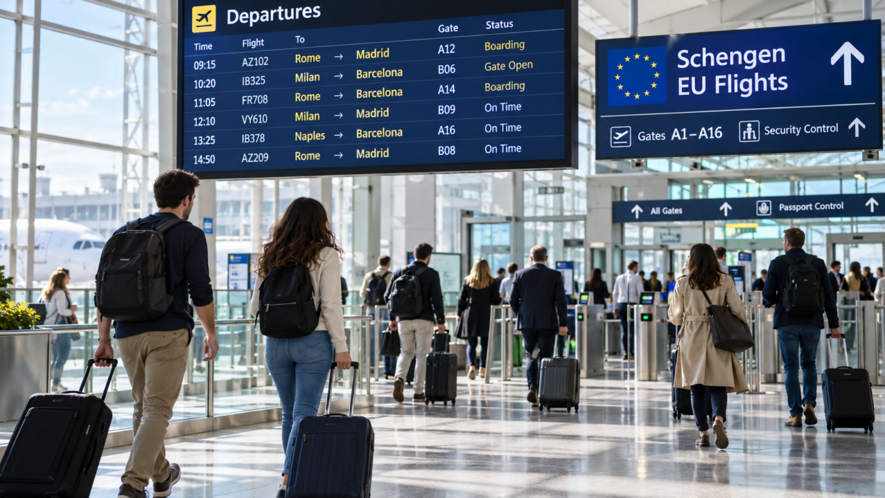 Italia-Spagna: stop ai controlli alle frontiere, torna la libera circolazione Schengen